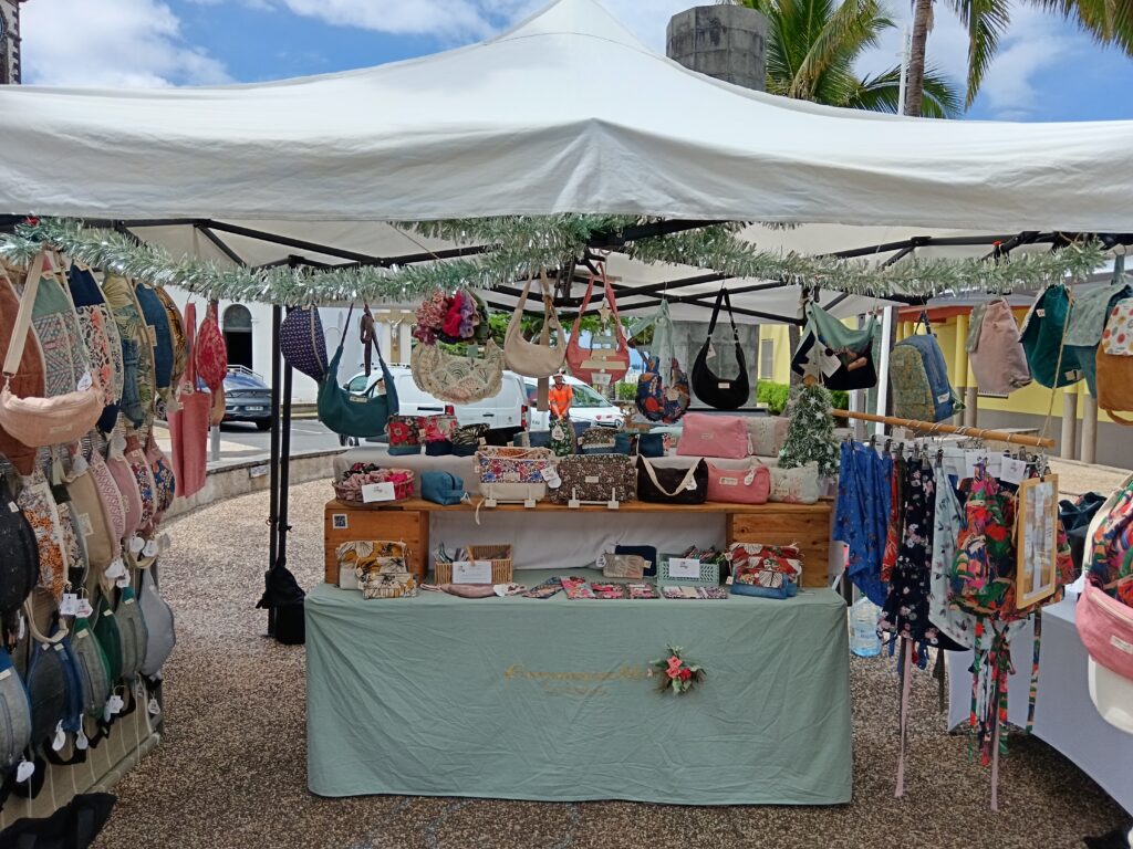 Sac à main tissu recyclé Réunion