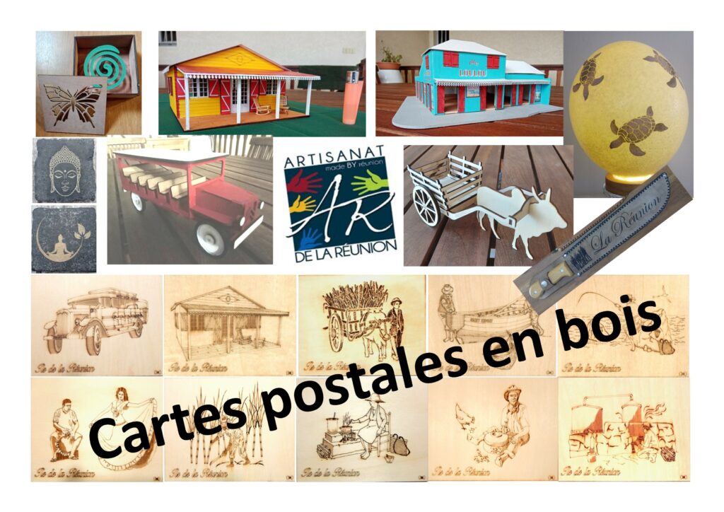 découpe et gravure laser sur divers matériaux Réunion