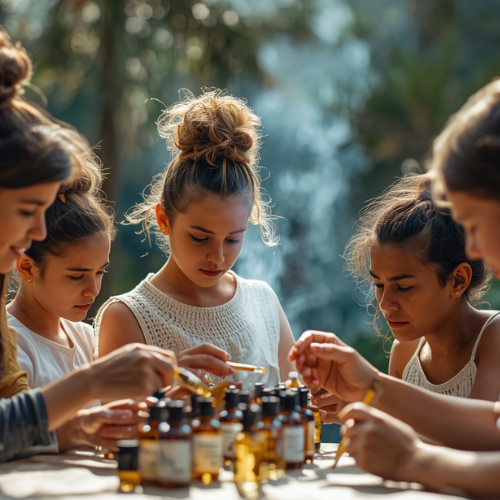 Atelier création huile parfumée Réunion
